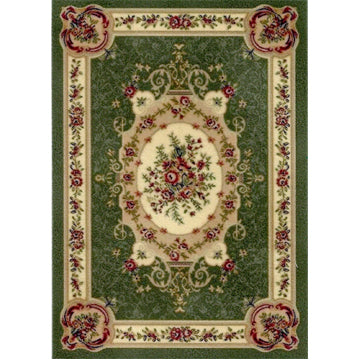 1:24, 1/2" Scale Dollhouse Miniature Area Rug 5-3/8" x 3-3/4"