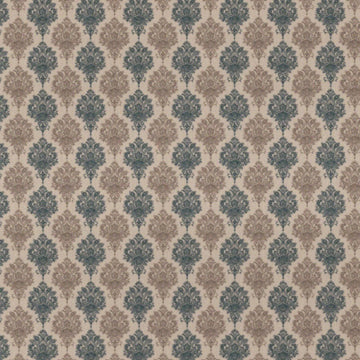 1:24, 1/2" Scale Dollhouse Miniature Wallpaper Tan and Grey (3 SHEETS)