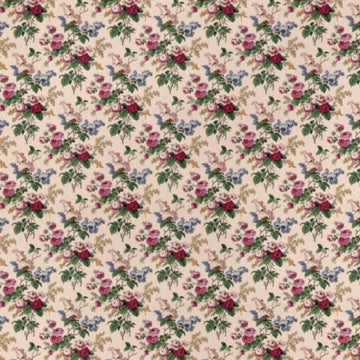 1:24, 1/2" Scale Dollhouse Miniature Wallpaper Floral (3 SHEETS)