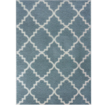 1:48, 1/4" Scale Dollhouse Miniature Area Rug 2-1/4" x 3-1/8"