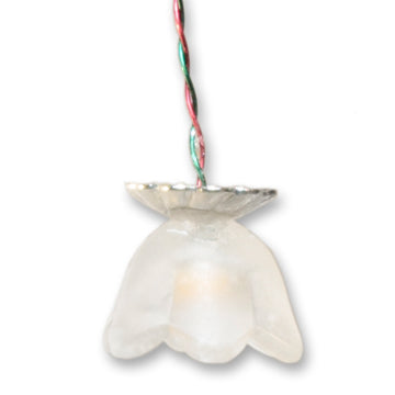 1:48, 1/4" Scale Dollhouse Miniature Light Ceiling Fixture Frosted Shade