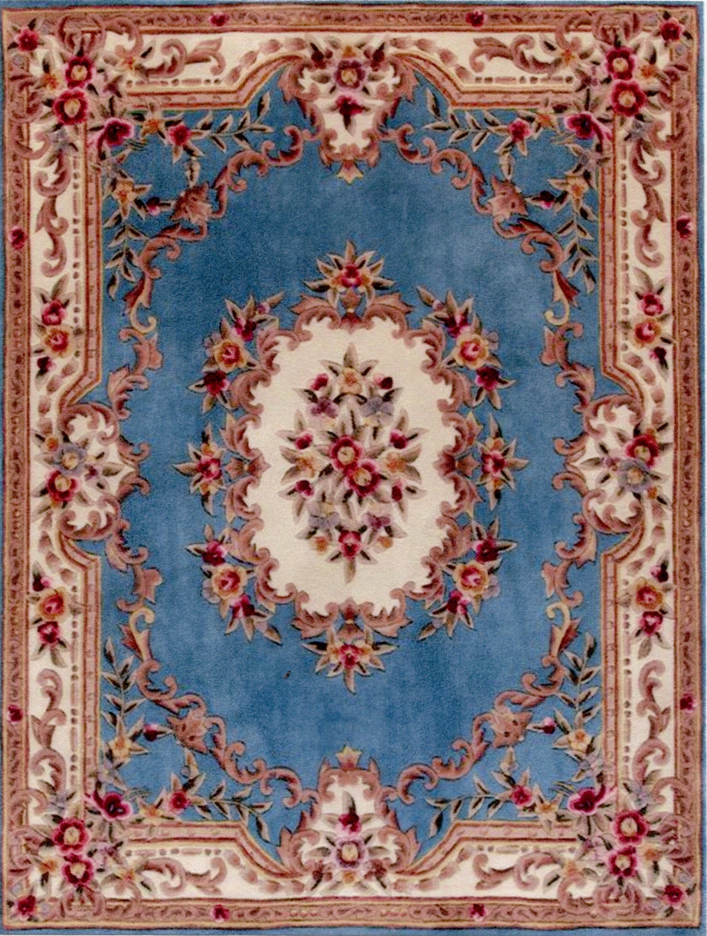 1:12, 1" Scale Dollhouse Miniature Area Rug 7-1/2" x 9-7/8"