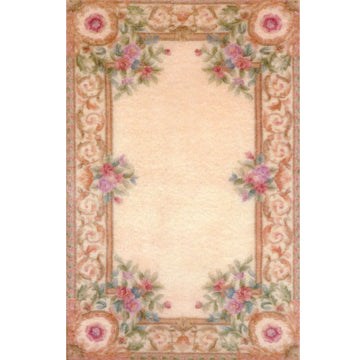 1:48, 1/4" Scale Dollhouse Miniature Area Rug 2-1/16" x 3-1/8"