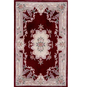 1:24, 1/2" Scale Dollhouse Miniature Area Rug 3-1/4" x 5-1/4"