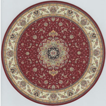 1:12, 1" Scale Dollhouse Miniature Area Rug 8" Round