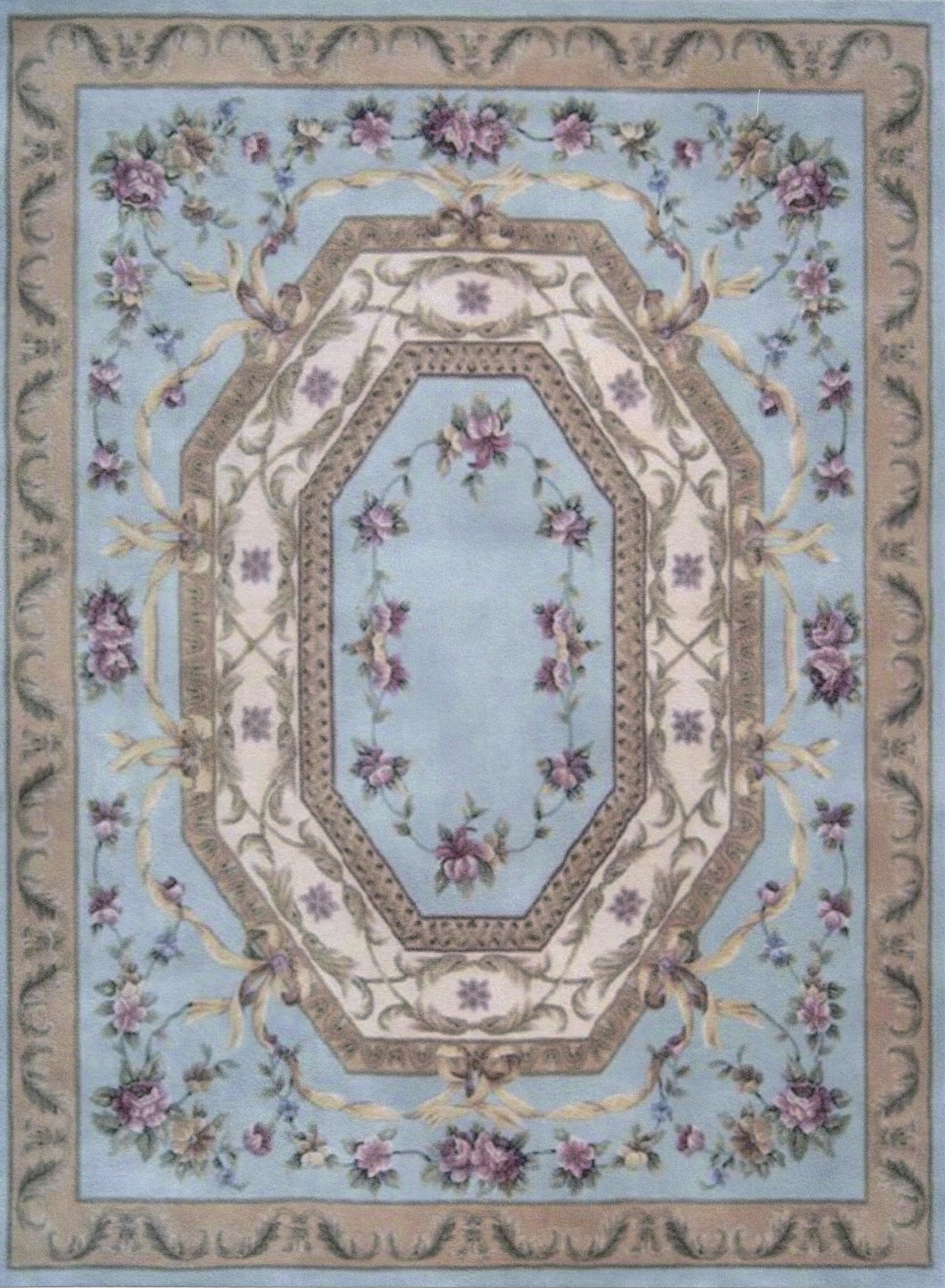 1:12, 1" Scale Dollhouse Miniature Area Rug 7-1/2" x 10-1/8"