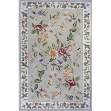 1:12, 1" Scale Dollhouse Miniature Area Rug 6-1/2" x 9-3/4"