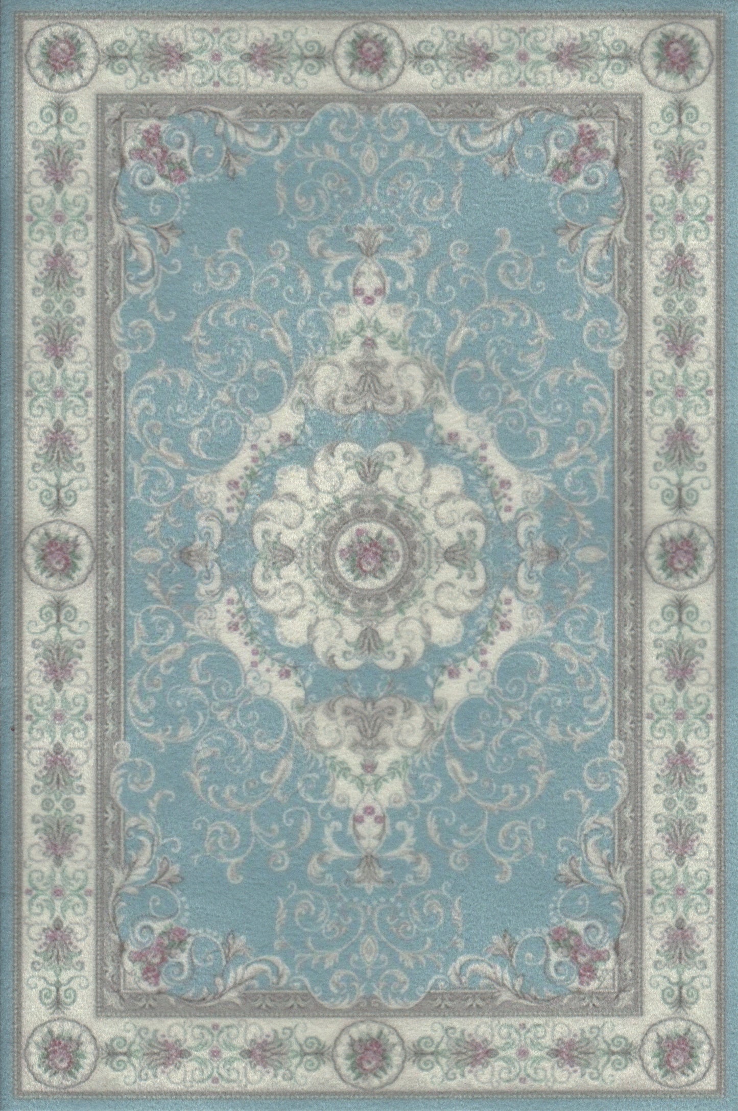 1:12, 1" Scale Dollhouse Miniature Area Rug 5" x 7-1/2"