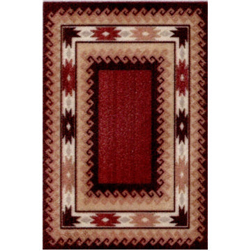 1:48, 1/4" Scale Dollhouse Miniature Area Rug 2" x 2-15/16"