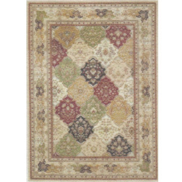 1:48, 1/4" Scale Dollhouse Miniature Area Rug 2" x 2-11/16"
