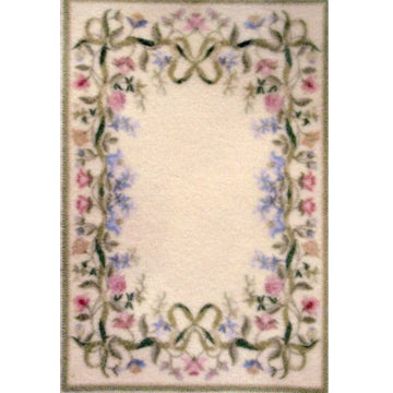 1:48, 1/4" Scale Dollhouse Miniature Area Rug 2" x 2-7/8"