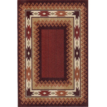 1:24, 1/2" Scale Dollhouse Miniature Area Rug 4" x 6"