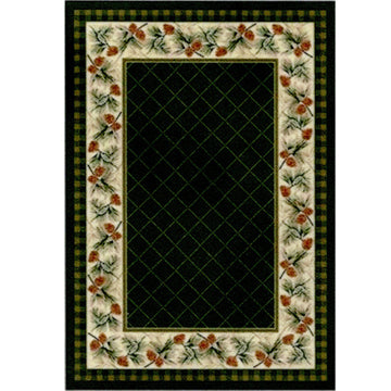 1:24, 1/2 Scale Dollhouse Miniature Area Rug 4" x 5-3/4"