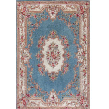 1:24, 1/2" Scale Dollhouse Miniature Area Rug 3" x 4-1/4"
