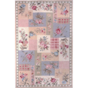 1:24, 1/2" Scale Dollhouse Miniature Area Rug 3-1/4" x 5"