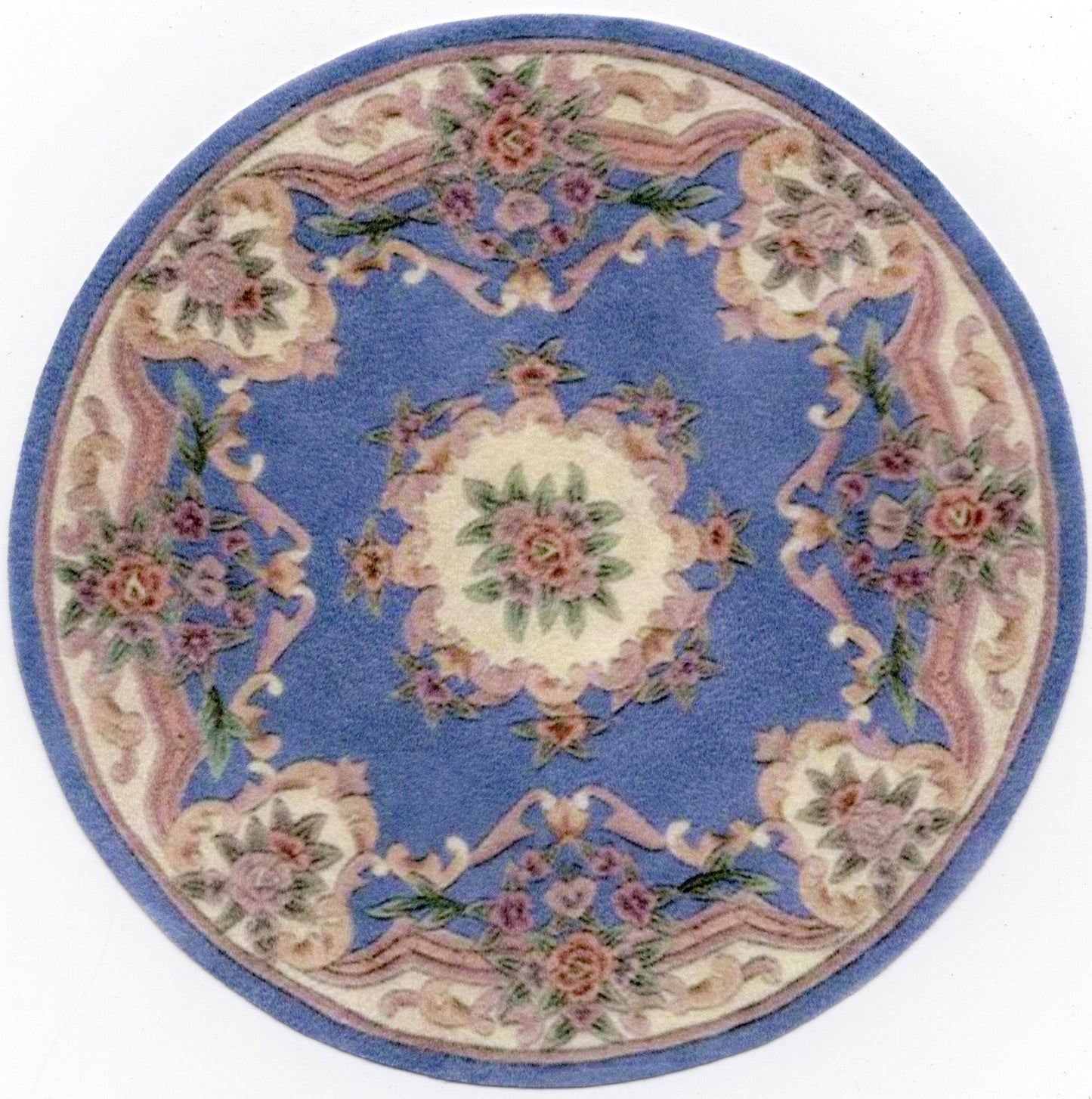 1:12, 1" Scale Dollhouse Miniature Area Rug 5" Round