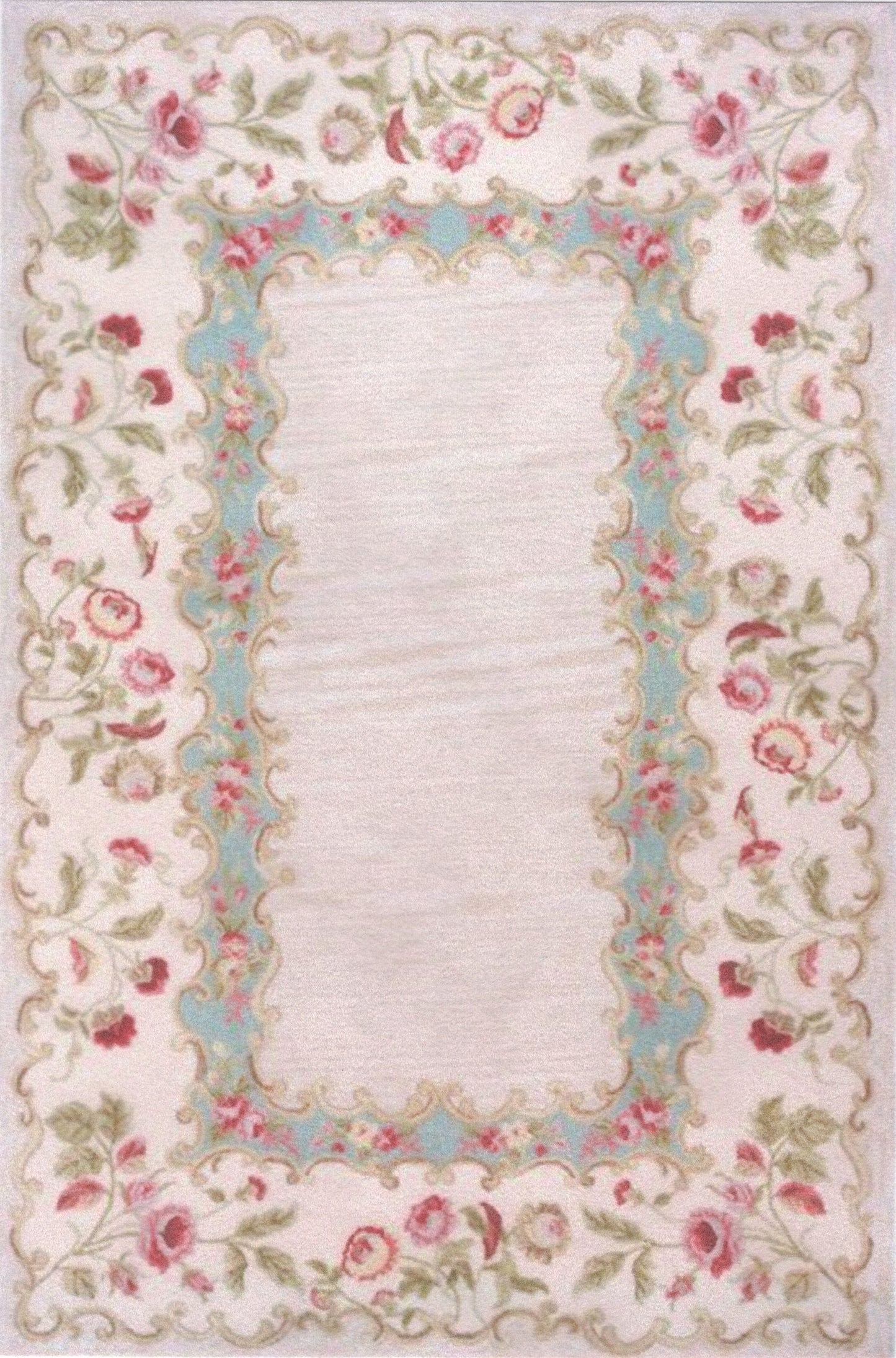 1:12, 1" Scale Dollhouse Miniature Area Rug 6-1/2" x 9-15/16"
