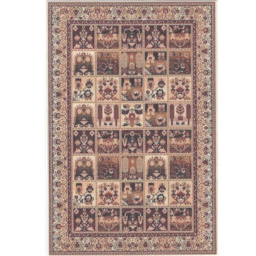 1:12, 1" Scale Dollhouse Miniature Area Rug 4-5/8" x 7"