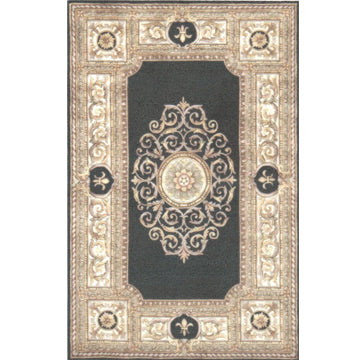 1:24, 1/2" Scale Dollhouse Miniature Area Rug 3-7/8" x 6"