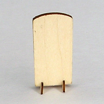 1:48, 1/4" Scale Dollhouse Miniature Furniture Kit Arched Mirror