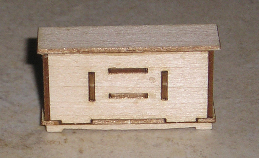 1:48, 1/4" Scale Dollhouse Miniature Furniture Kit Modern TV Stand Signature Series