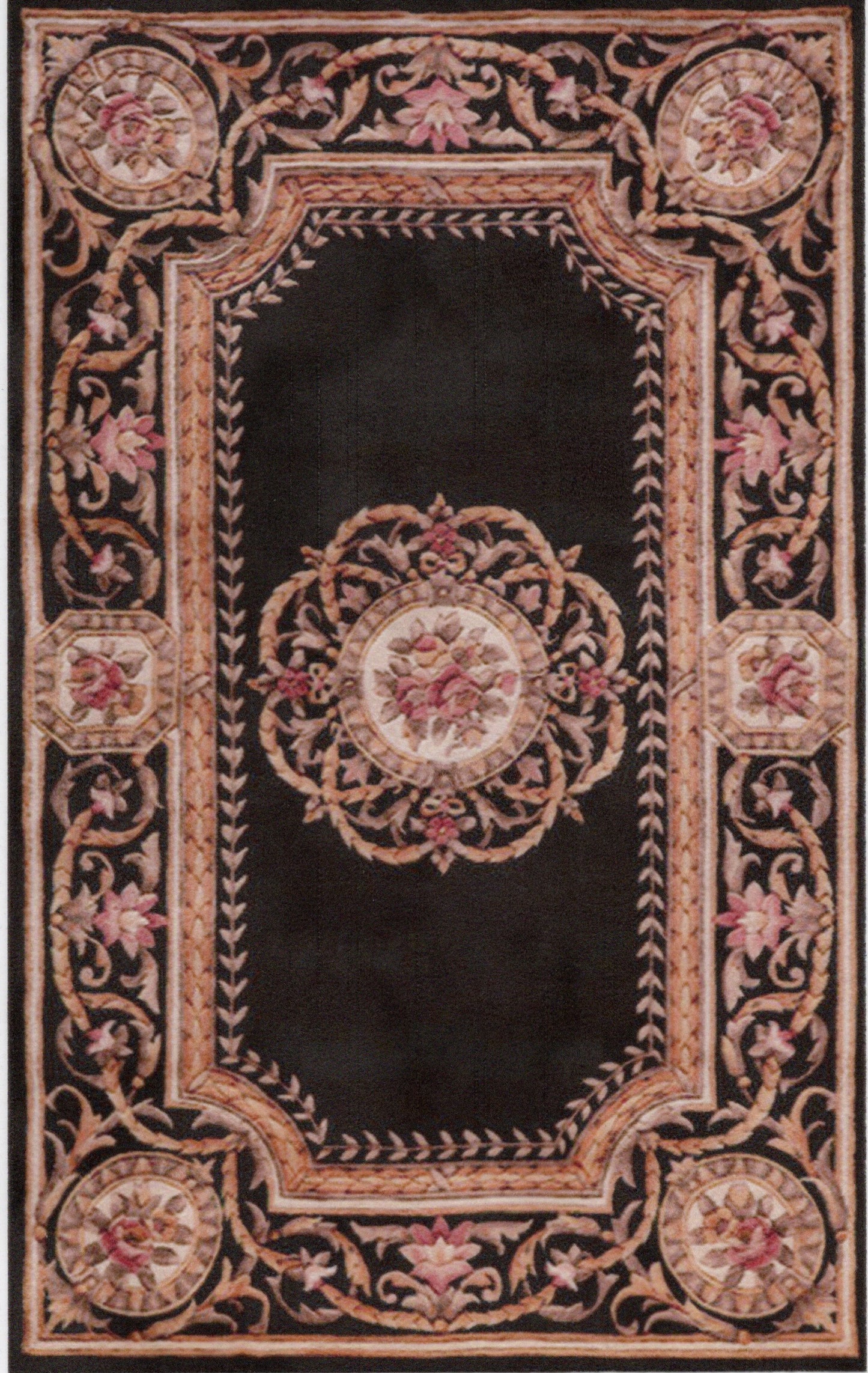 1:12, 1" Scale Dollhouse Miniature Area Rug 6-1/4" x 10-1/8"