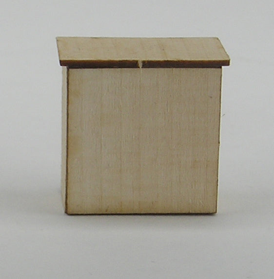 1:48, 1/4" Scale Dollhouse Miniature Furniture Kit Captains Dresser