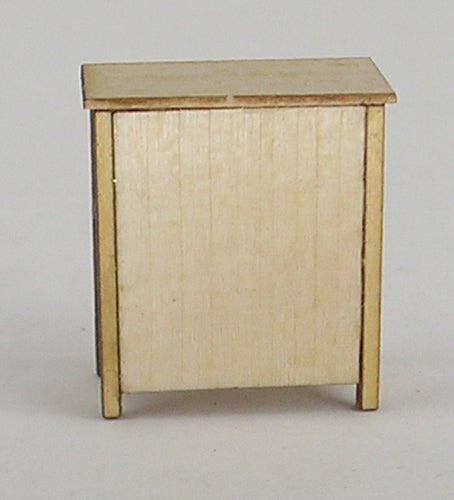 1:48, 1/4" Scale Dollhouse Miniature Furniture Kit Mission Style Dresser