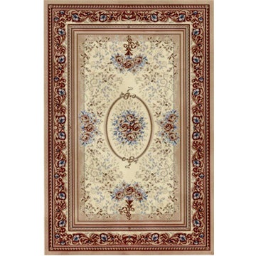 1:12, 1" Scale Dollhouse Miniature Area Rug 6-5/8" x 9-7/8"