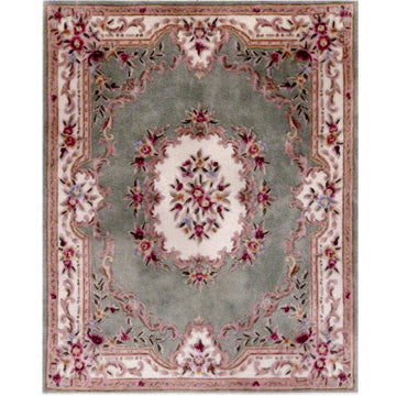 1:24, 1/2" Scale Dollhouse Miniature Area Rug 4-1/2" x 5-5/8"