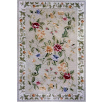 1:48, 1/4" Scale Dollhouse Miniature Area Rug 2-1/8" x 3-1/8"