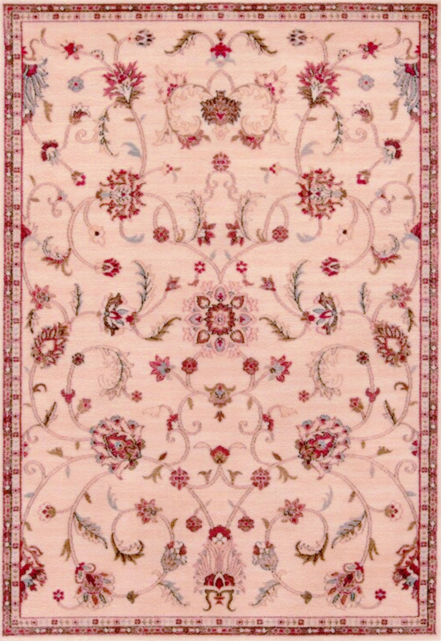 1:12, 1" Scale Dollhouse Miniature Area Rug 6-7/8" x 9"