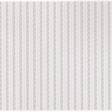1:48, 1/4" Scale Dollhouse Miniature Wallpaper Pink Floral Stripe