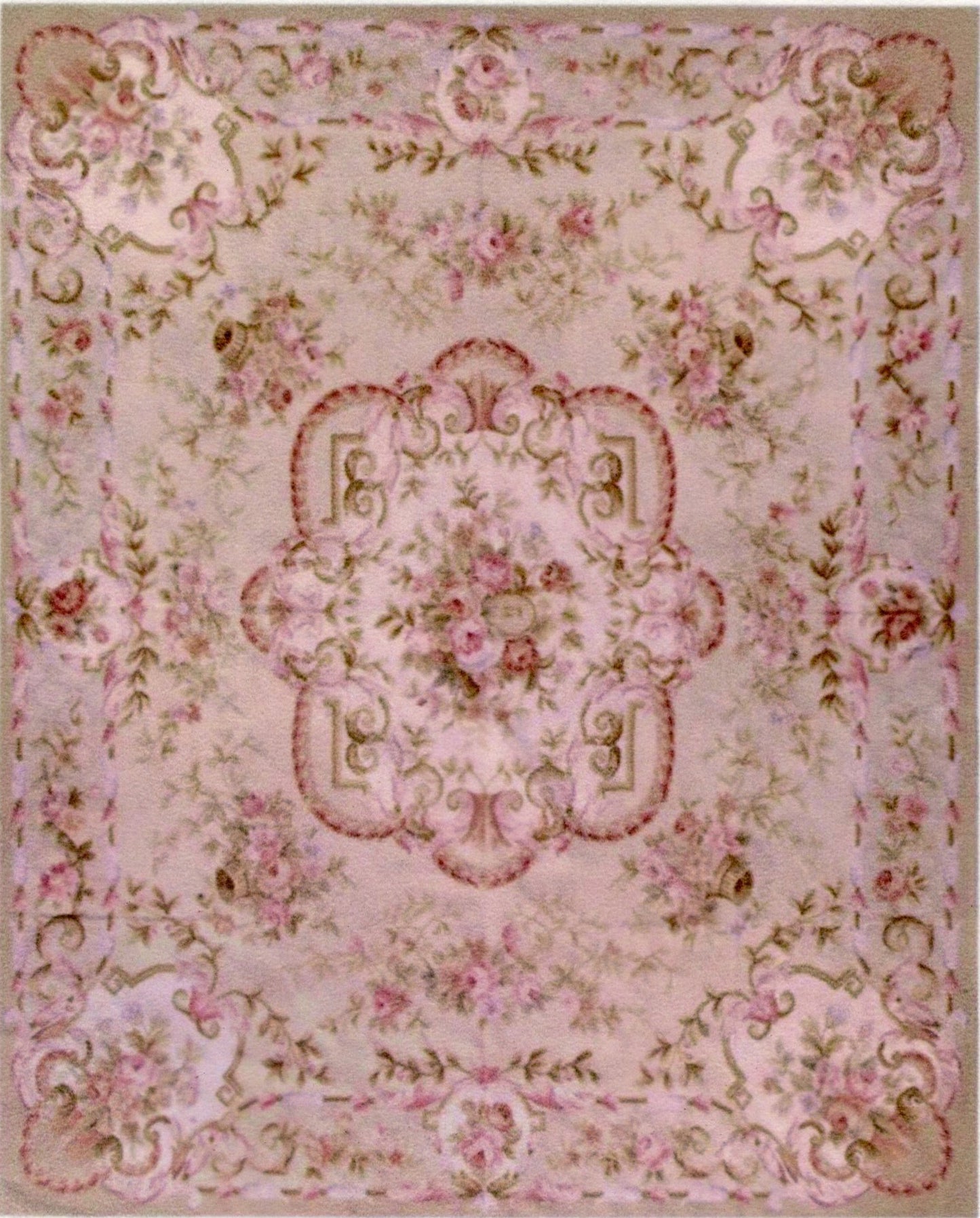 1:12, 1" Scale Dollhouse Miniature Area Rug 7-1/4" x 9"