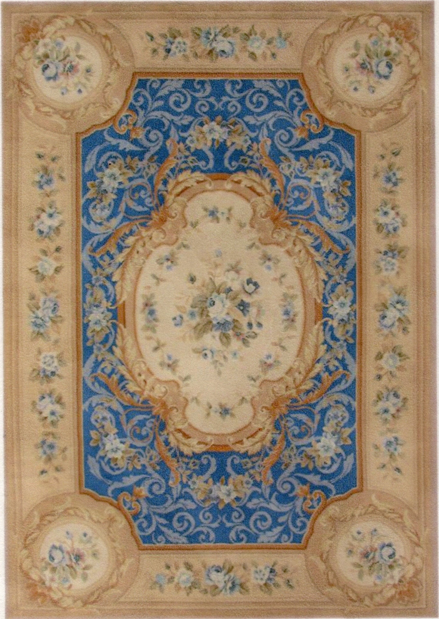 1:12, 1" Scale Dollhouse Miniature Area Rug 7" x 10"