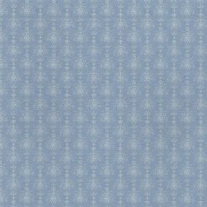 1:48, 1/4" Scale Dollhouse Miniature Wallpaper Sky Blue & White