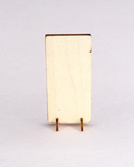 1:48, 1/4" Scale Dollhouse Miniature Furniture Kit Rectangular Mirror