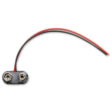 Dollhouse Miniature 9V Battery Clip Snap on Connector