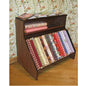 1:12, 1" Scale Dollhouse Miniature Fabric Display Unit Kit Walnut