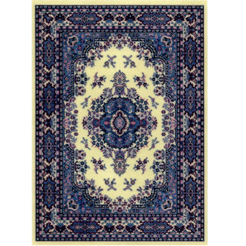 1:24, 1/2" Scale Dollhouse Miniature Area Rug 3-7/8" x 5-3/8"