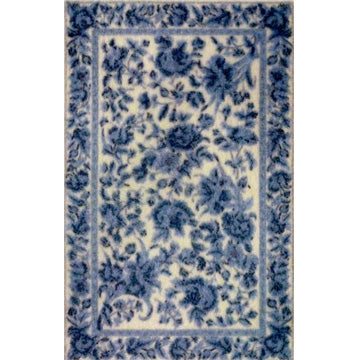 1:48, 1/4" Scale Dollhouse Miniature Area Rug 2" x 3-1/8"