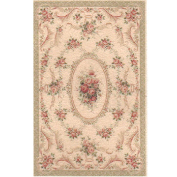 1:48, 1/4" Scale Dollhouse Miniature Area Rug 2-1/4" x 3-1/16" (Copy)