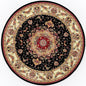 1:24, 1/2" Scale Dollhouse Miniature Area Rug 4" Round
