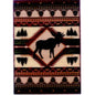 1:48, 1/4" Scale Dollhouse Miniature Area Rug 2" x 2-7/8"