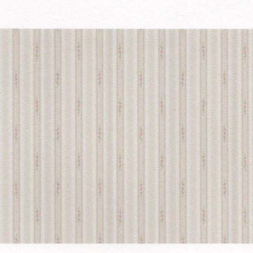 1:48, 1/4" Scale Dollhouse Miniature Wallpaper Tiny Flower Stripes