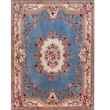 1:12, 1" Scale Dollhouse Miniature Area Rug 7-1/2" x 9-7/8"