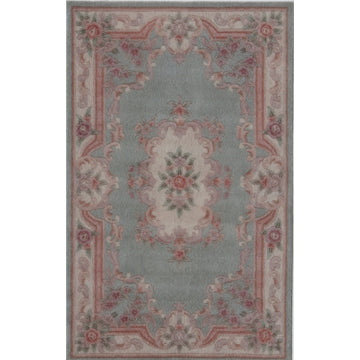 1:24, 1/2" Scale Dollhouse Miniature Area Rug 3-1/2" x 5-1/2"
