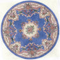 1:12, 1" Scale Dollhouse Miniature Round Area Rug 8"