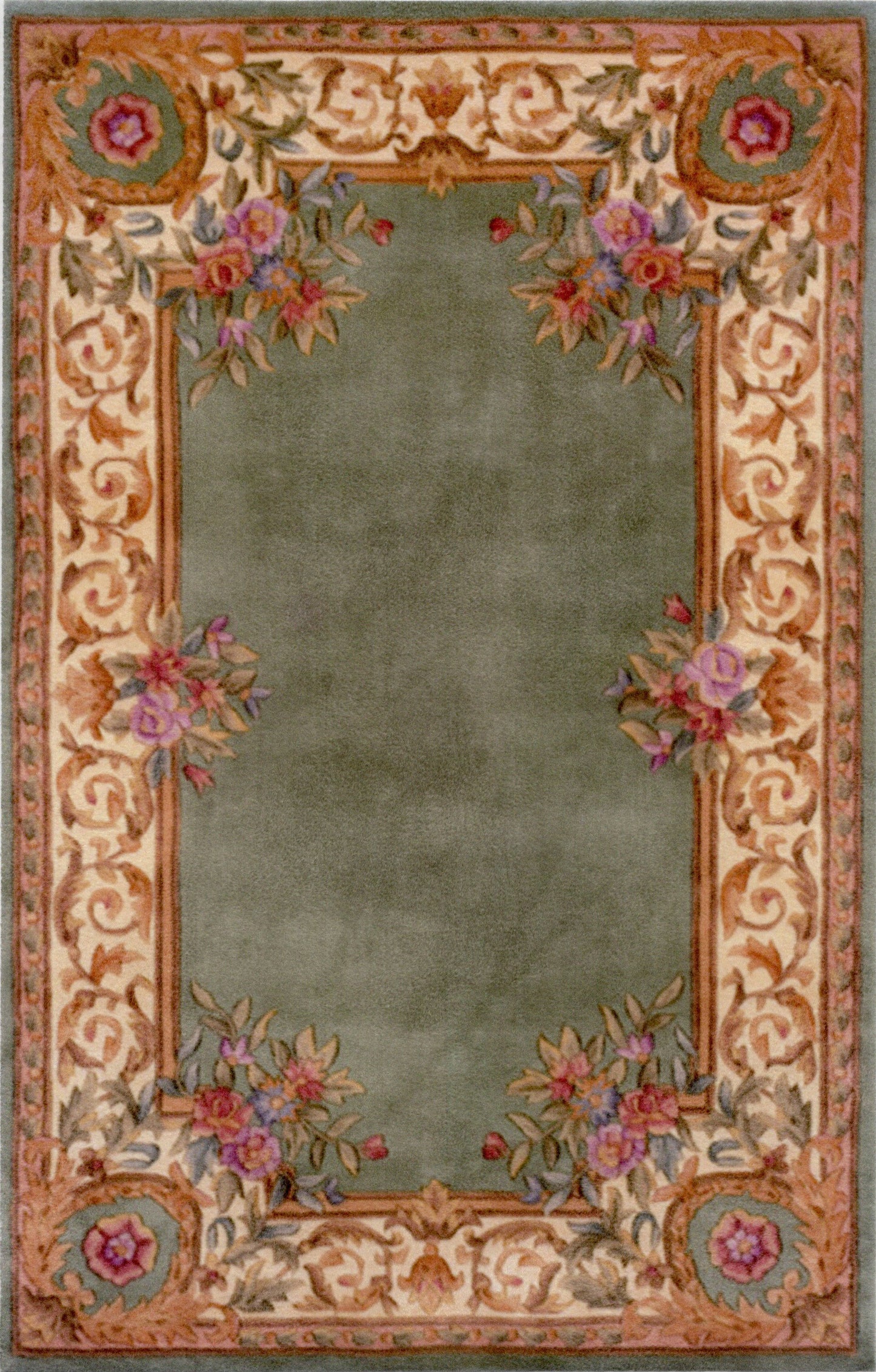 1:12, 1" Scale Dollhouse Miniature Area Rug 6-3/8" x 10"