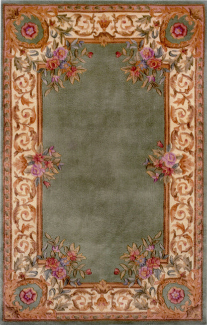 1:12, 1" Scale Dollhouse Miniature Area Rug 6-3/8" x 10"